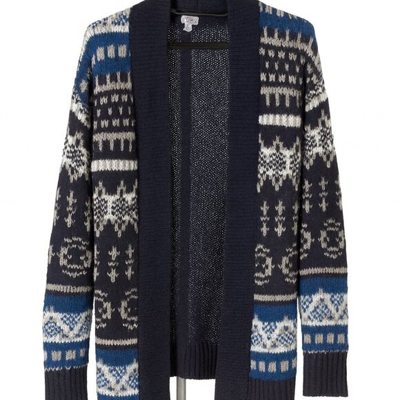 Mossimo Supply Co. Luxe Dark Knit Cardigan Effortless Style & Cozy Comfort, XL - Picture 1 of 4